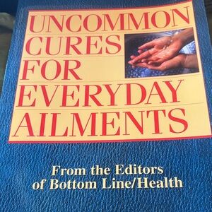 Uncommon Cures for Everyday Ailments Coffee Table Book - Blue Cover